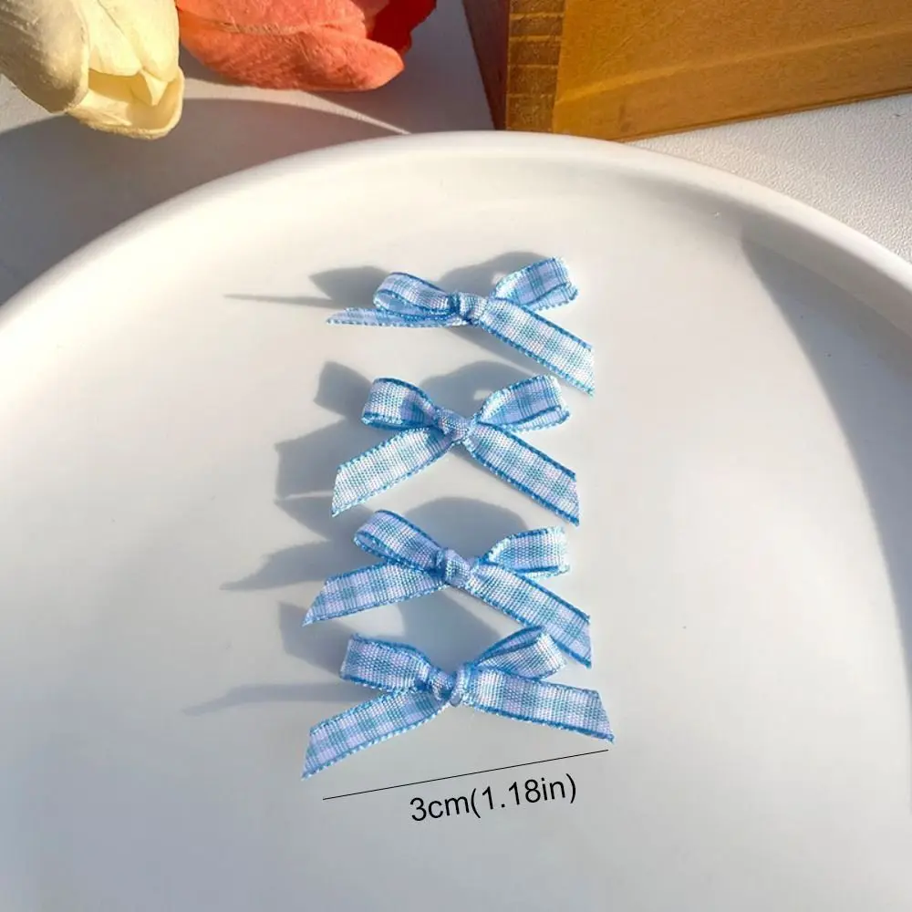 10pcs Bowknot Cotton Doll Hair Pins Decoration Mini Tiny Doll Wig Clips Decoration DIY Cute Doll Hairpin Accessories Gift