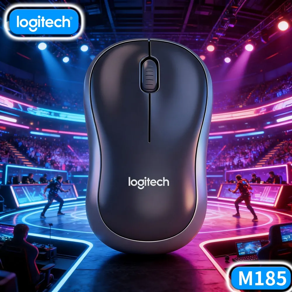 Logitech M185 Freelancer Secondary Hardware Spare Mouse Wireless Sturdy Compact For Second Computer Unit