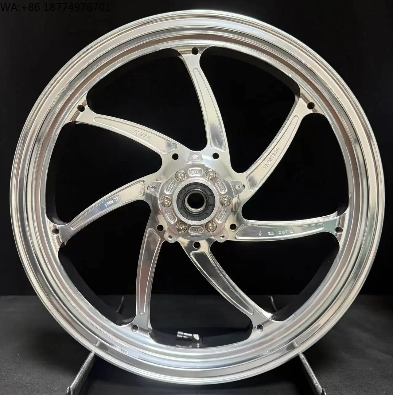 

Кованые алюминиевые диски для мотоцикла Honda CB1300, модифицированные, 6061-T6, на заказ, 3.5x17, 5.5x17, передние и задние обода, производитель из Китая