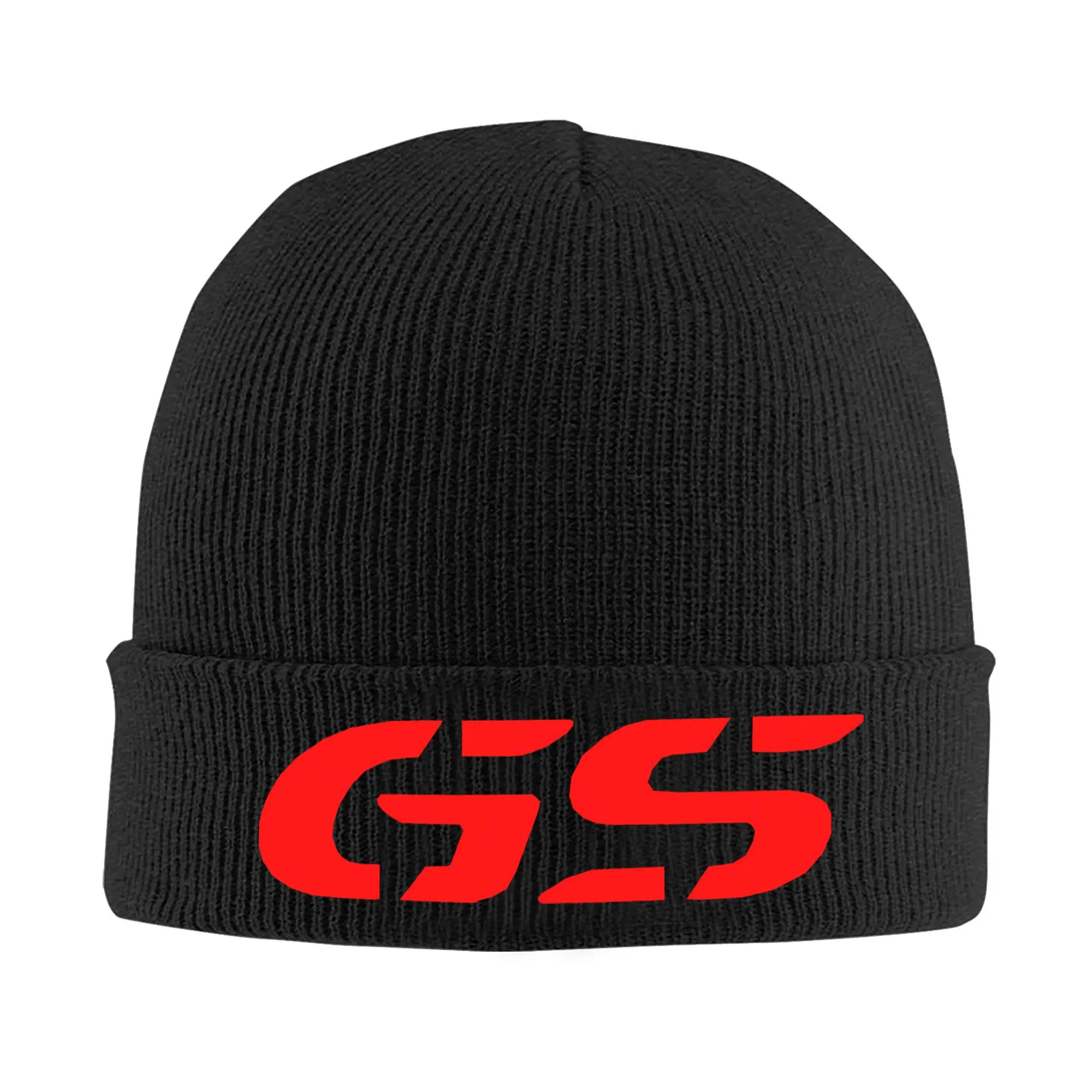 Custom Red GS Motorcycle Adventure Skullies Beanies Caps Winter Warm Knitting Hat Adult Enduro Motorbike Bonnet Hats Ski Cap