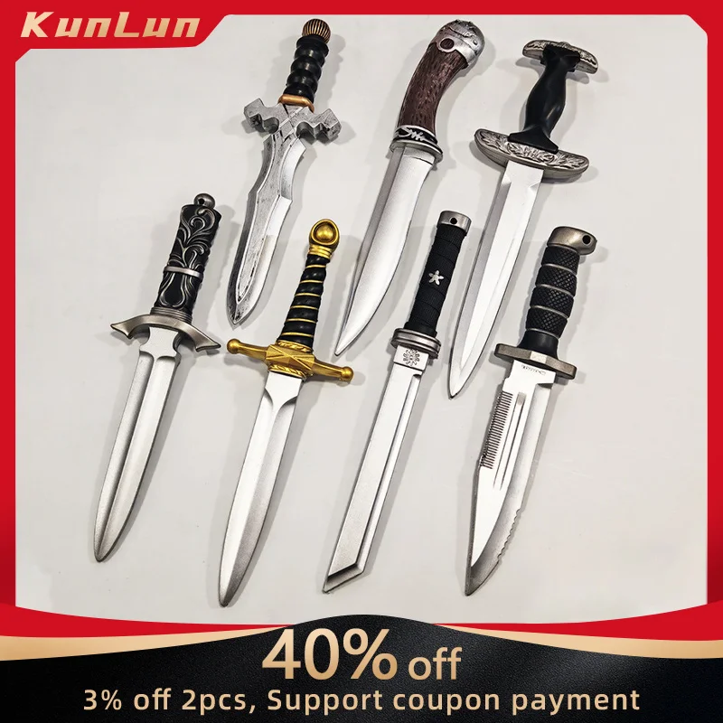 

Wizard Weapon Simulated Little Knife PU Model 1:1 Replic Game Medieval Sword Safety Katana Cosplay Prop Ornaments Toys Boys Gift