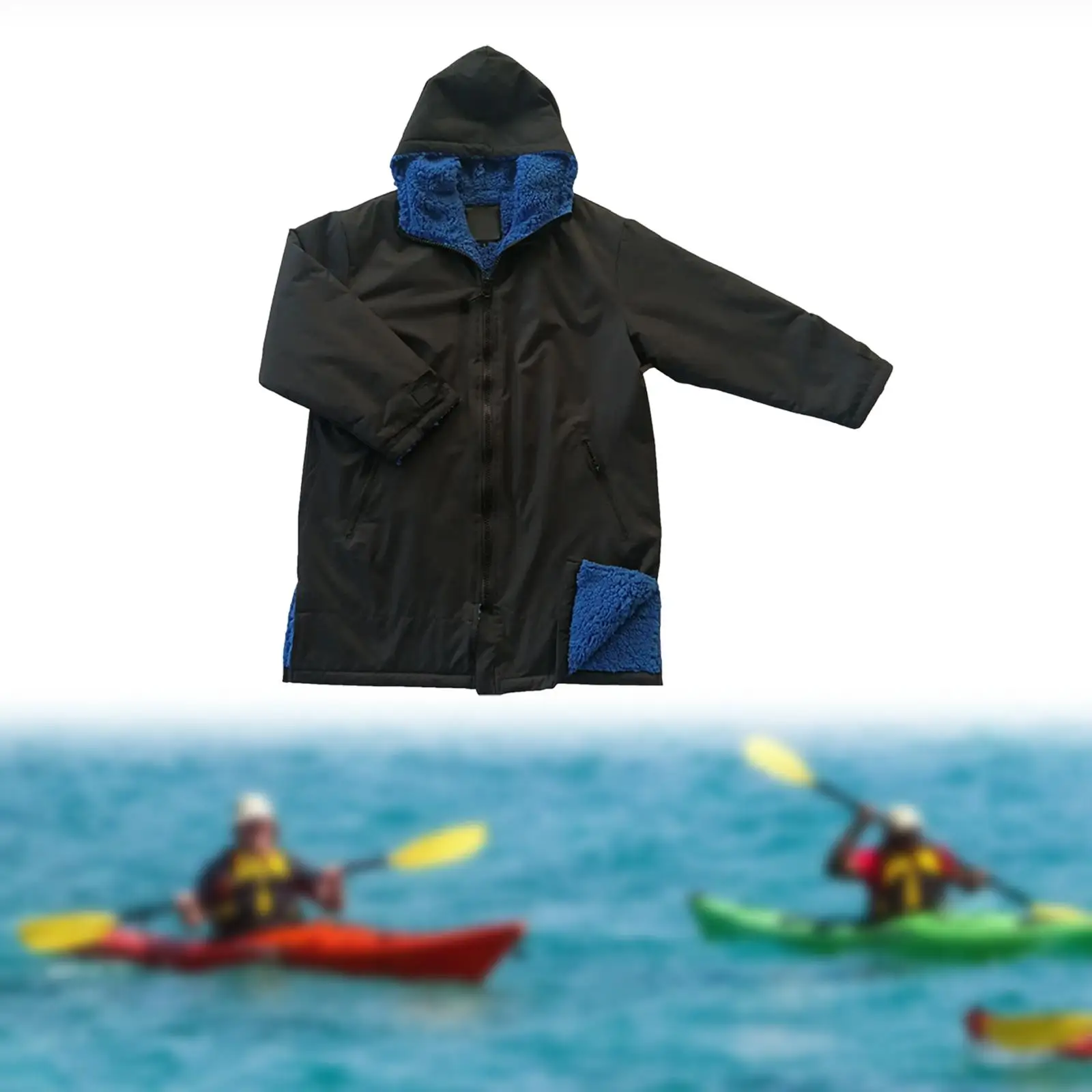 Surf Swim Parka Jacket Warm Boys Girls Cape Anorak Kids Suit Changing Robe