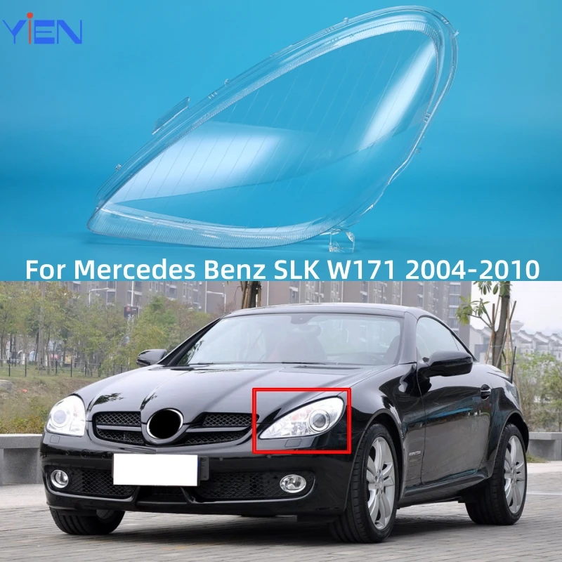 For Mercedes Benz SLK W171 2004 2005 2006 2007 2008 2009 2010 SLK280 SLK300 SLK350 Accessories Car Lights Shell Headlights Cover