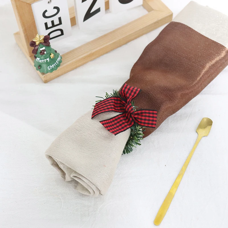 DIY Floral Grinalda De Natal, Decorações Home, Árvore De Natal Guirlanda Porta, Decorações De Casamento, 10pcs