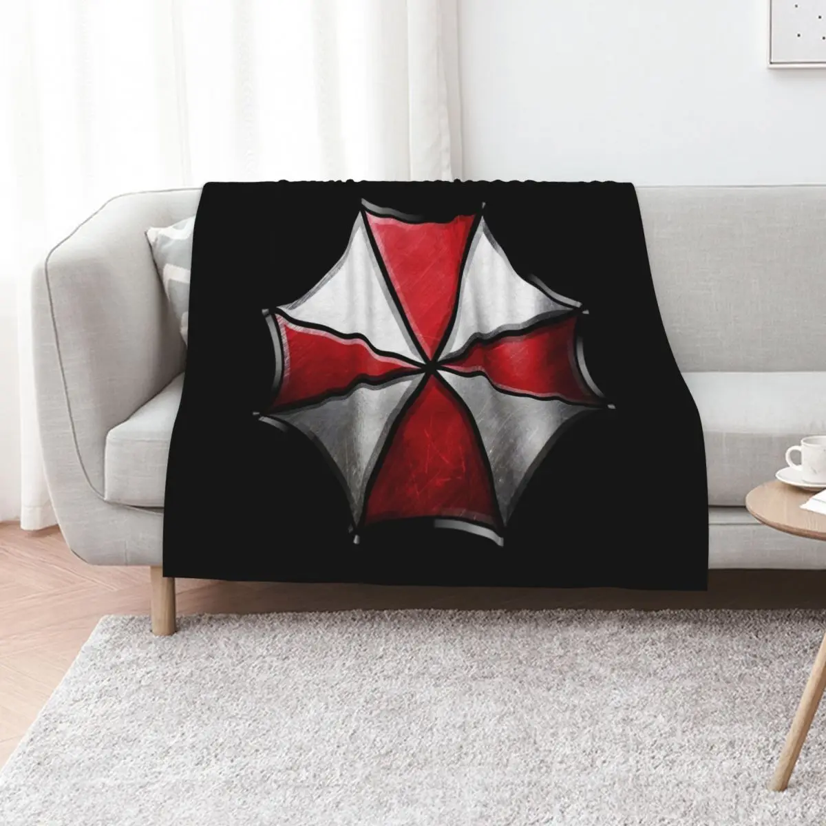 Umbrella Corp (Variant) Throw Blanket Soft Plush Plaid Furrys warm for winter Custom Luxury Thicken decorative Blankets