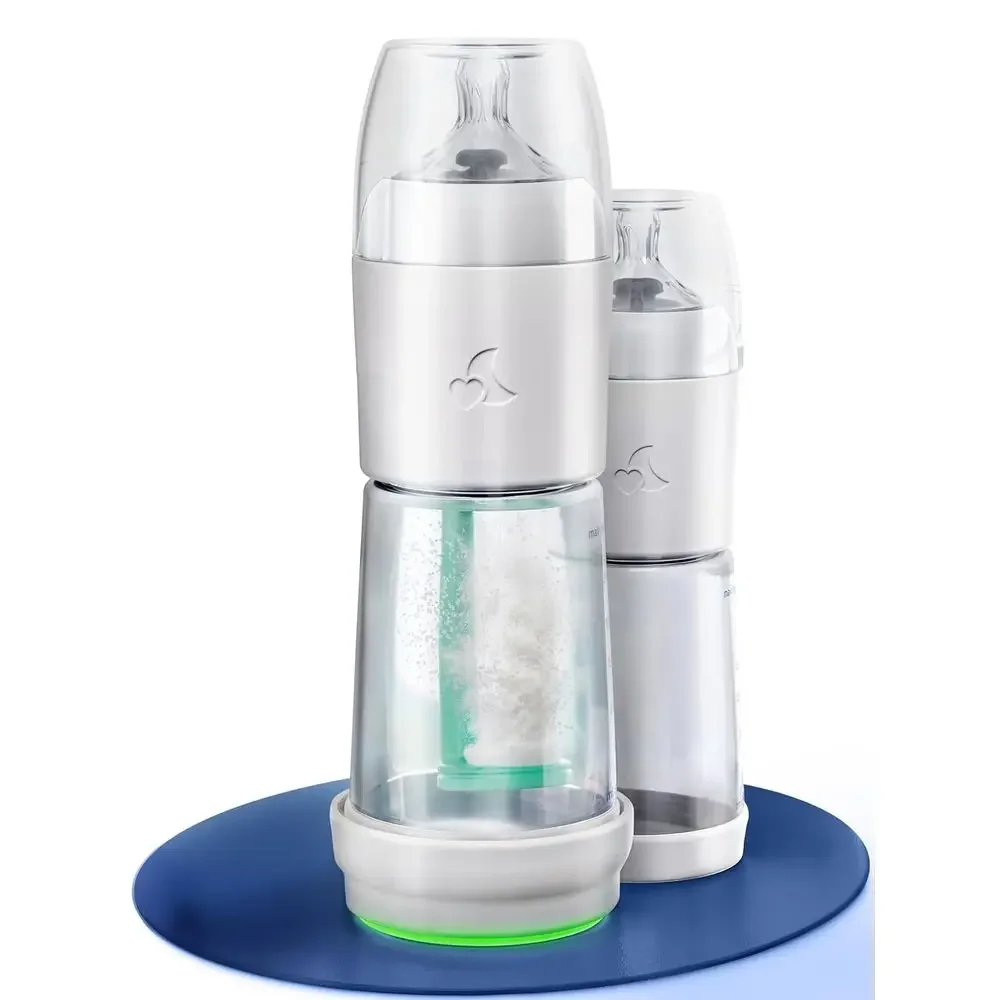 

Set o 2 – Baby Night Bottle with Bottle Warmer – Baby Bottle with Integrated ormula Dispenser in The Bottle or Str-ree Night eed