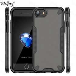 Translucent Matte Armor Case For iPhone SE 2020 Matte Full Back Case iPhone SE 2020 SE2022 6 7 8 Cover For iPhone SE 2020 Case