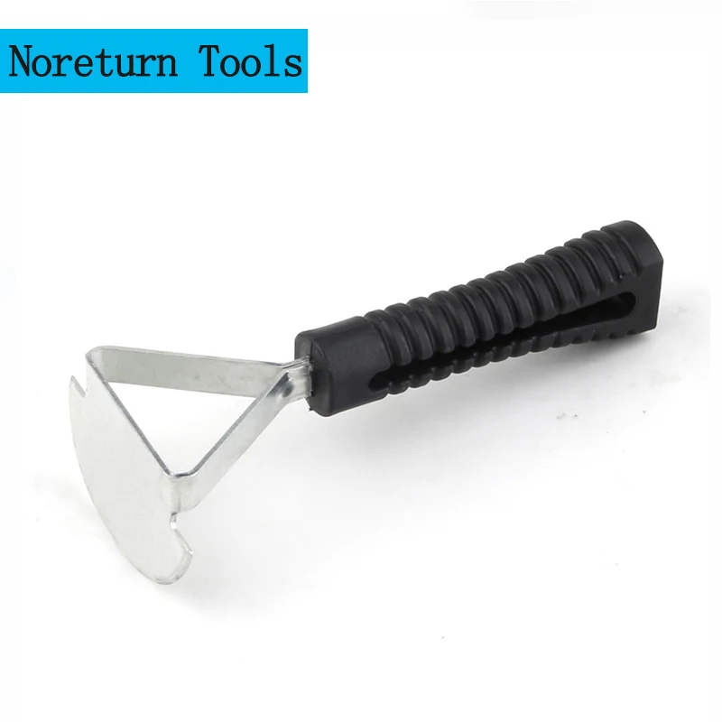 

70*150mm Scraper Auto Tire Repair Tool Repair Cleaning Car Tire Scraper The Head is Triangular With Non-slip Rubber Handle