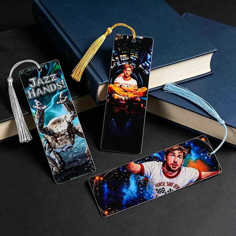 Project Hail Mary Acrylic Bookmark Sci-Fi Movie Fan Collection Merchandise Reader Book Accessory Teacher Office Supplies