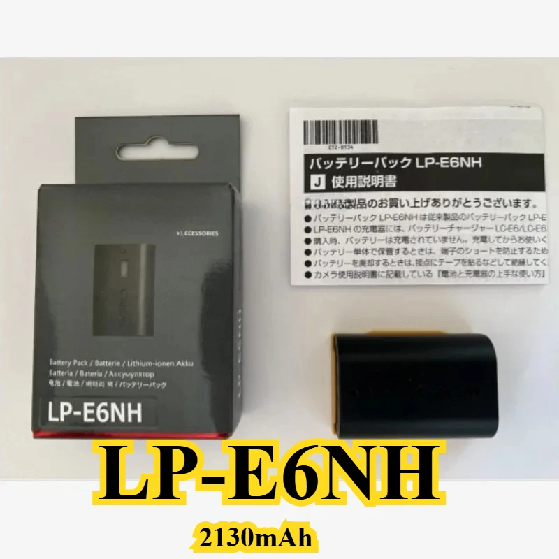 

2130mAh LP-E6NH Replacement Battery for Canon DSLR Cameras - Fully Decoded High Capacity Li-ion Power Cell with Fast Charging