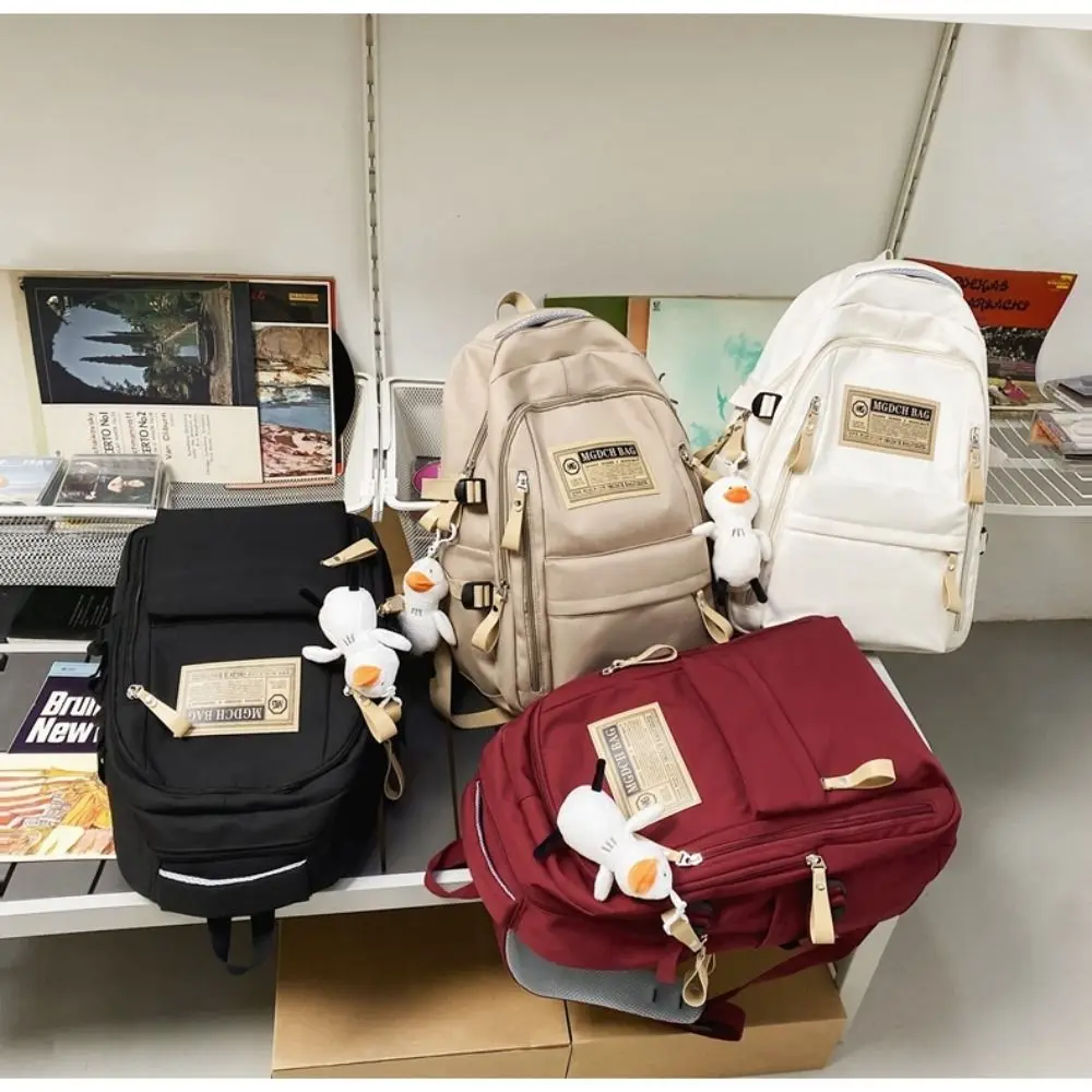 

Multi-functional Nylon Backpack Anti-theft Large-capacity Student School Bag Lightweight Shoulder Bags Teenagers
