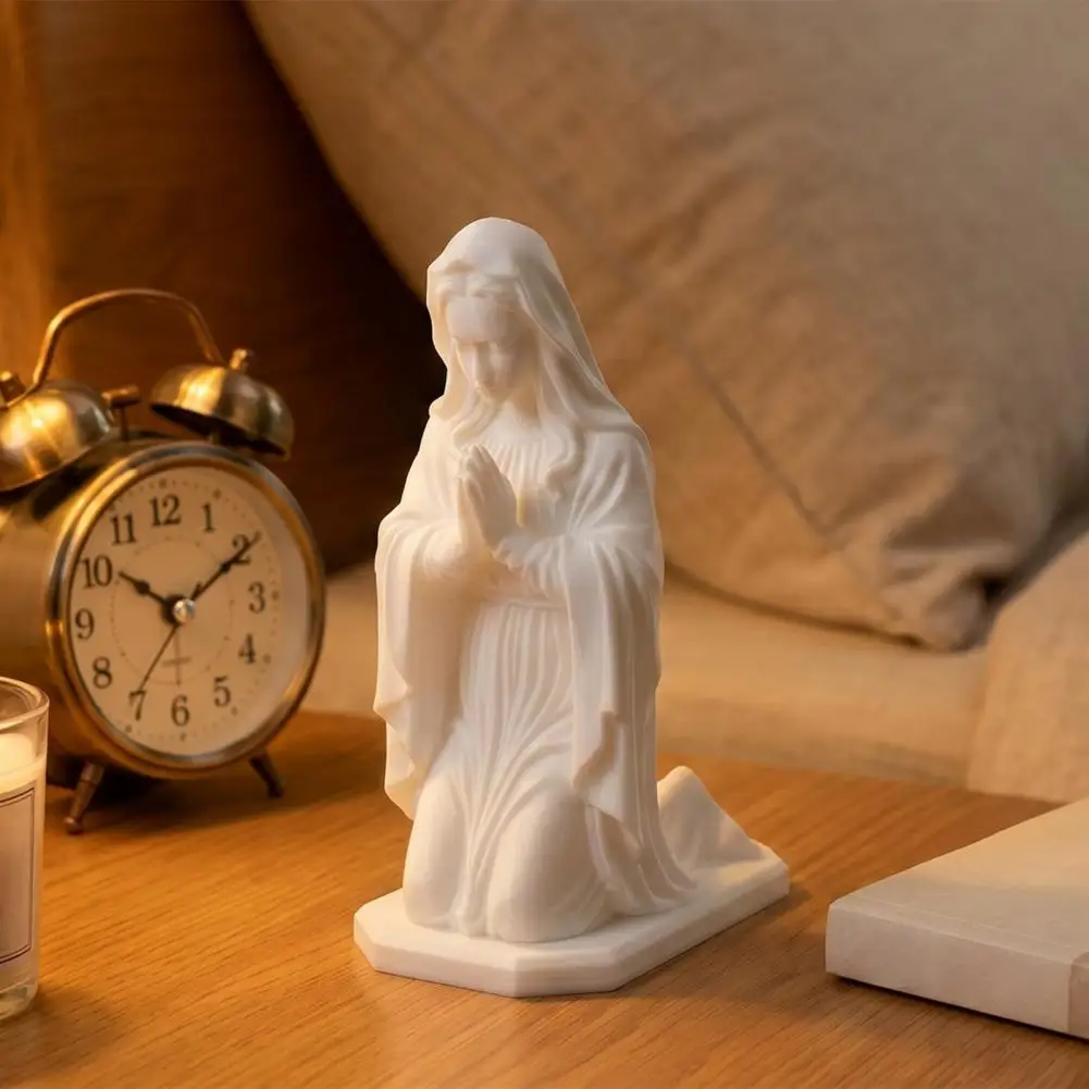 3d Printed Ornament Compact Decorative Figurine Western Realistic Figure Ornament Detailed 3d Printed Sculpture Matte White