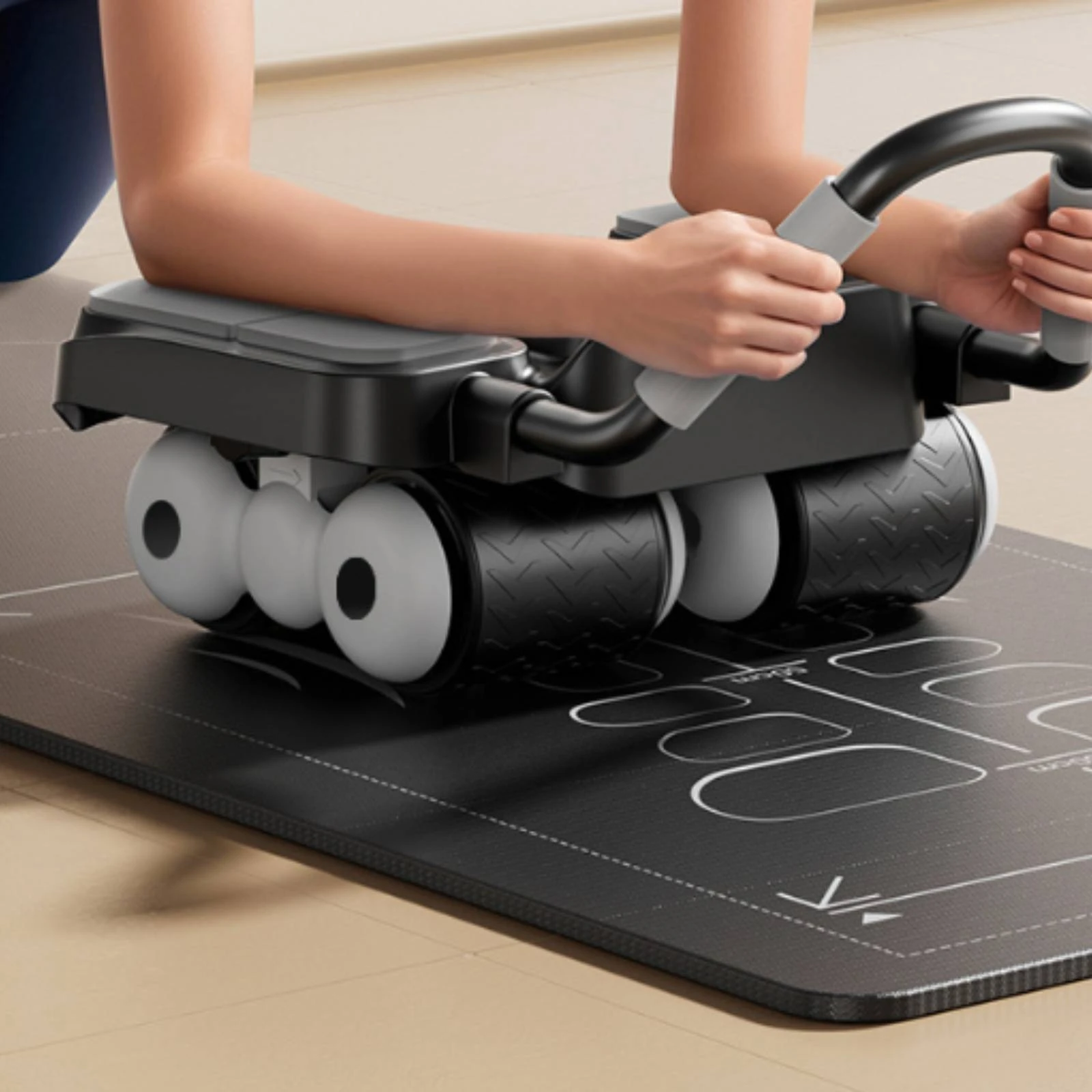 ล้อบริหารหน้าท้องแบบสี่ล้อ ล้อ - Home Gym Second บทวิจารณ์และราคา