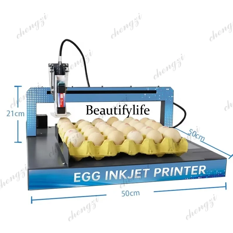 A81 Single Head Egg Coder High Definition Printing Whole Tray Printer Label Date Text Egg Coding Machine