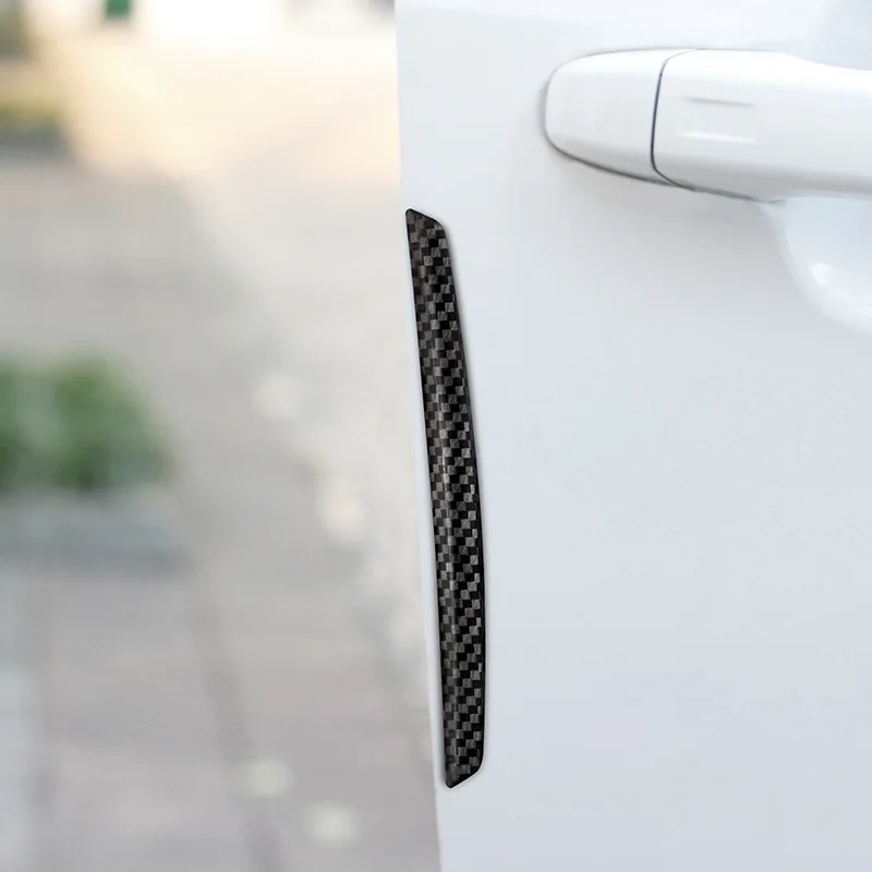 자동차 문짝 충돌 방지 소프트 스트립, 탄소 섬유 패턴, 긁힘 방지 보호 스티커, 자동차 미러 가드 보호대 스트립