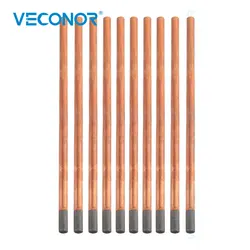 10Pcs 355mm Long Car Battery Repair Mold Lead Rod Torch Battery Pile Joint Repair Gun Pure Copper Pile Head Pole