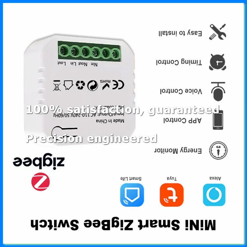 Tuya Smart Energy Meter Power Production Consumption Bidirectional Power Monitor 0.2-80A Support APP Control-ABWO