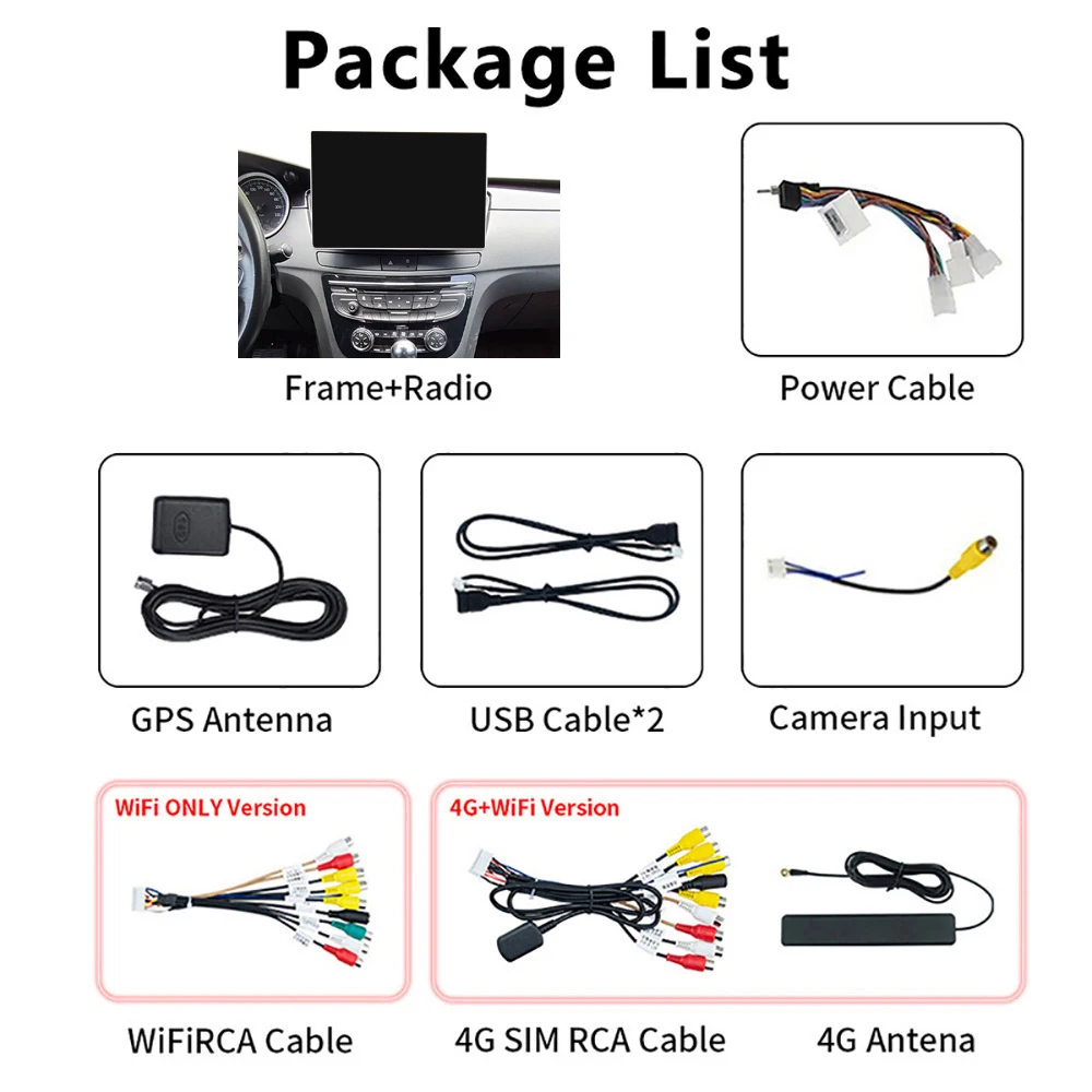 13.1'' Qcta Core 4G DSP Qled Screen GPS Navi Stereo Multimedia Player Carplay Android Car Radio for Peugeot 508 2011~2017