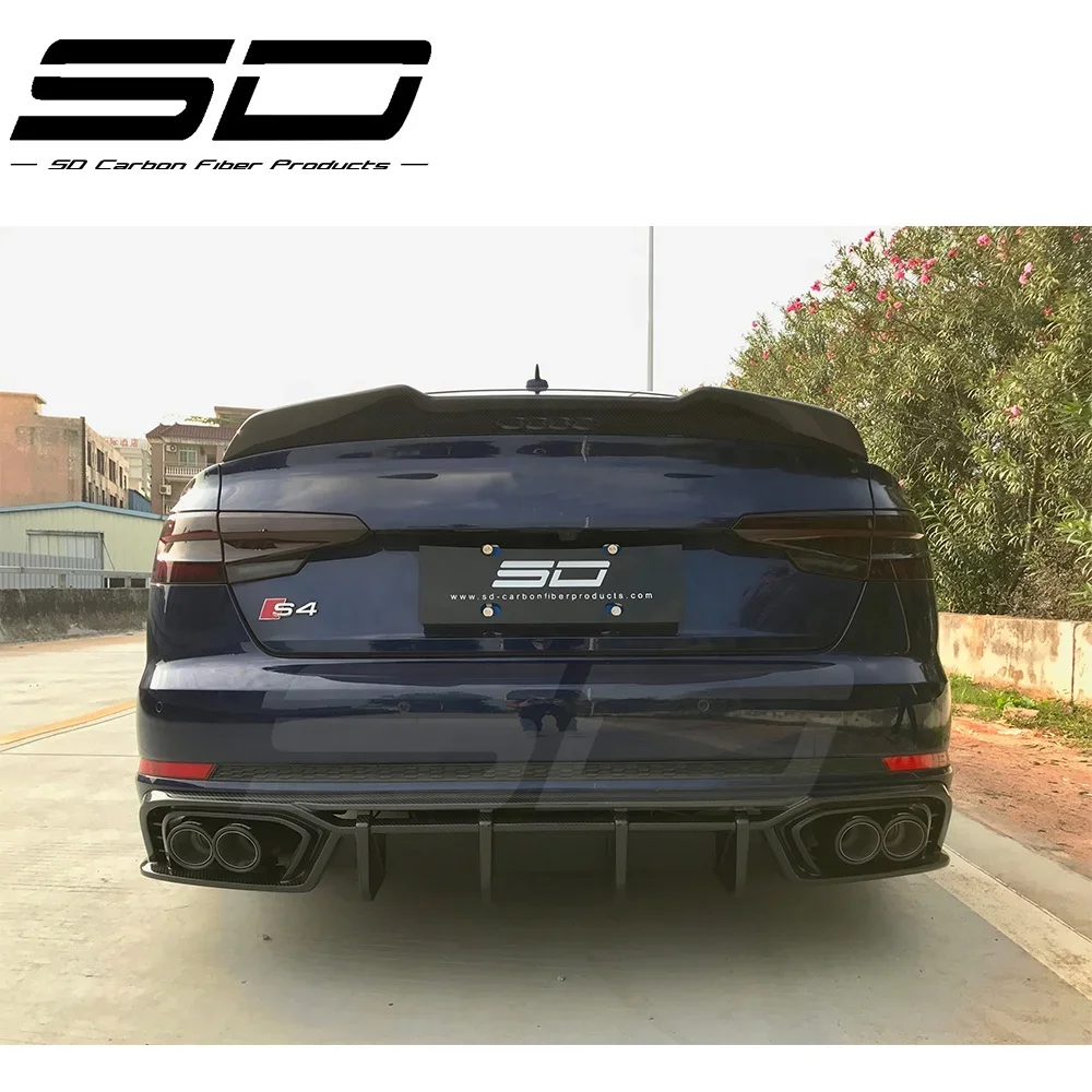 

SD Style Dry Carbon Fiber Rear Diffuser For AD S4 B10 Body Kit 2019