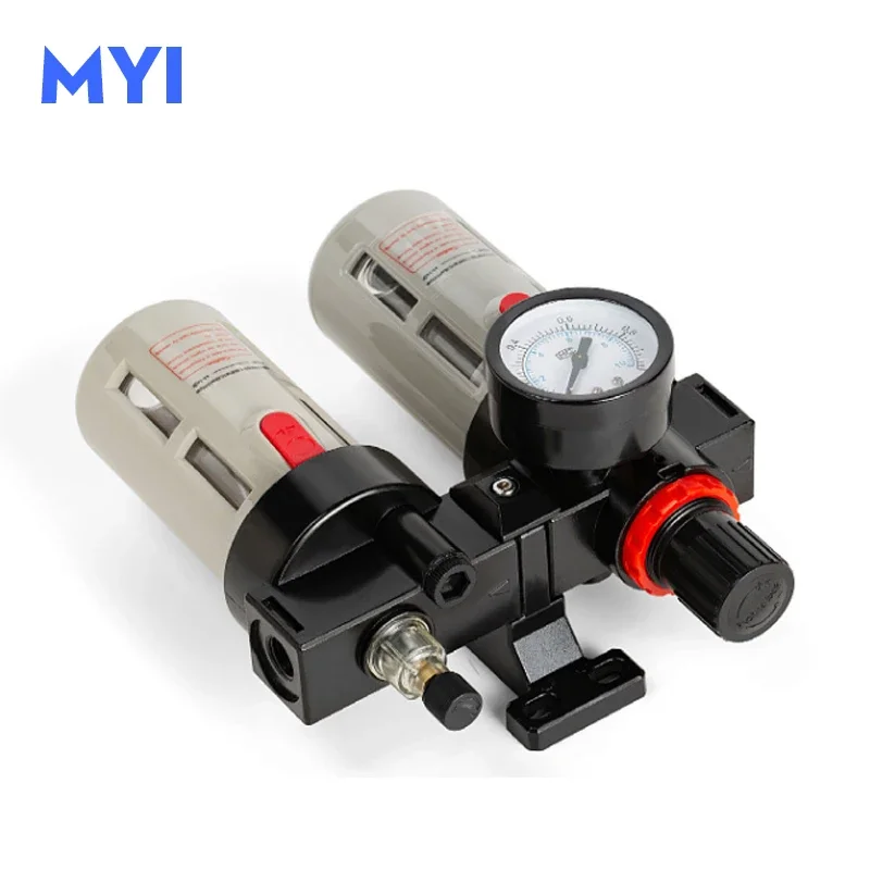 HLH BFC-2000 BFC-3000 BFC-4000 Pneumatic Air Source Treatment Unit w Gauge Air Filter Pneumatic Pressure Regulating Valve