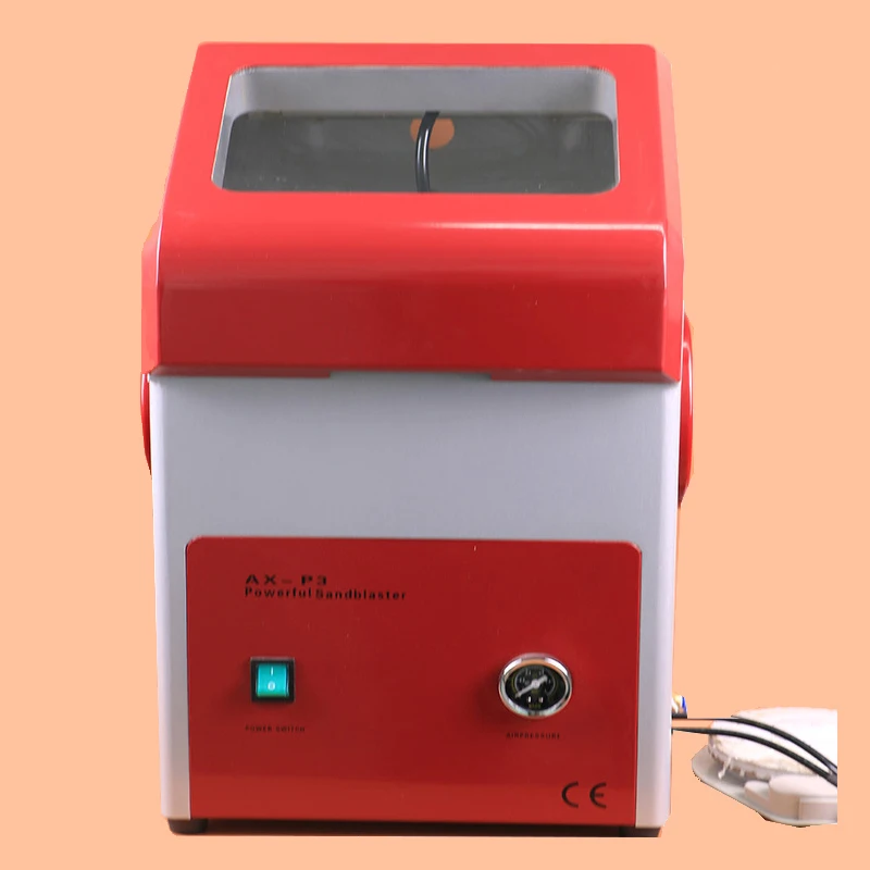 AX-P3 Dental Powderful Sandblaster Recyclable Sand Dust Free Operations