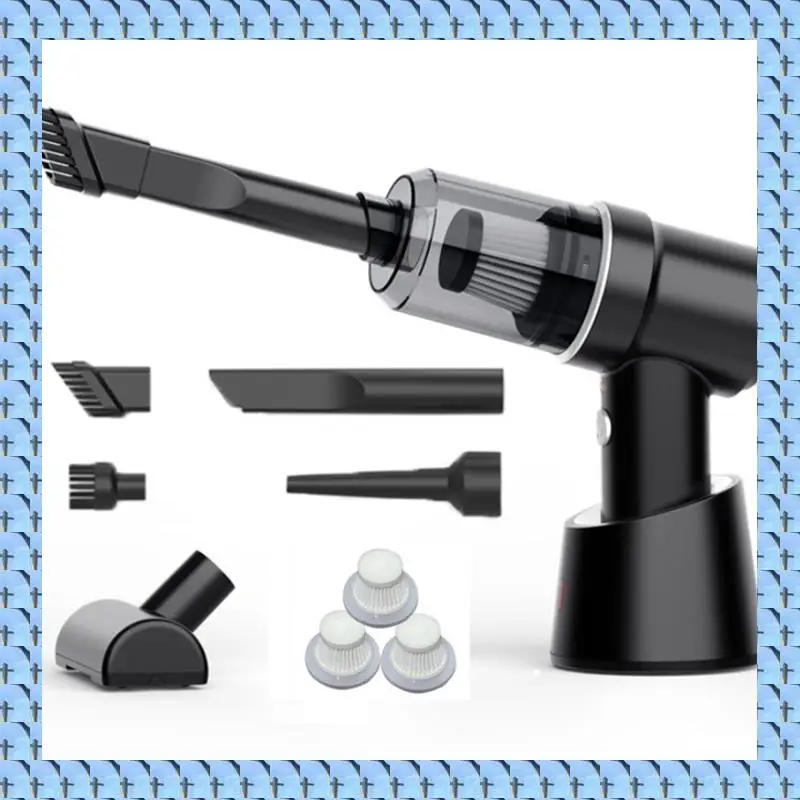 

NOCM 80000Pa Car Vacuum Cleaner Wireless Charging Compressed Air Handheld High-Power With HEPA Filter For Home Office Car