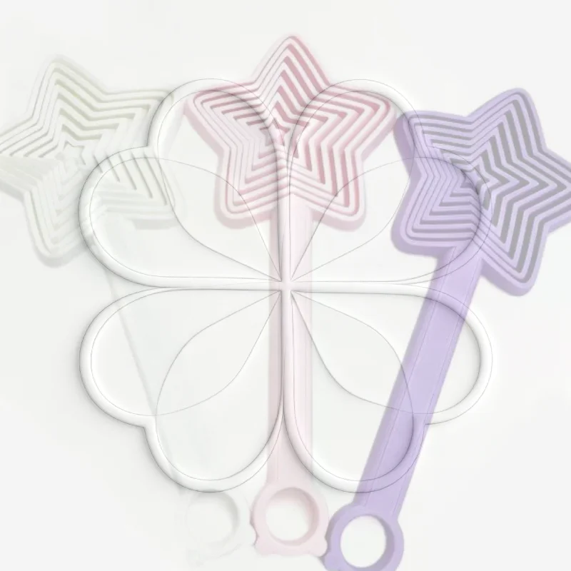 3D Printed Radish Tower Fidget Toy Visual Illusion Flower Whirling Spiral Toys Handheld Stress Relief Toy For Kids Adults