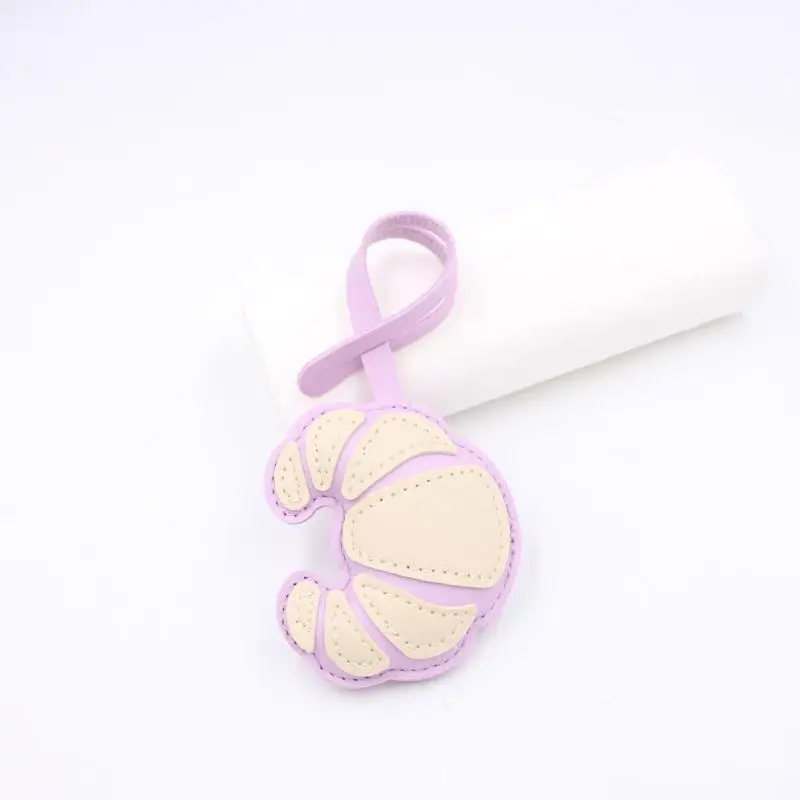 Croissant-förmiger Schlüsselanhänger, Croissant-Charm-Anhänger, Schlüsselring, Schmuck für Mädchen und Frauen, Geschenk, Taschendekoration – Detail 4