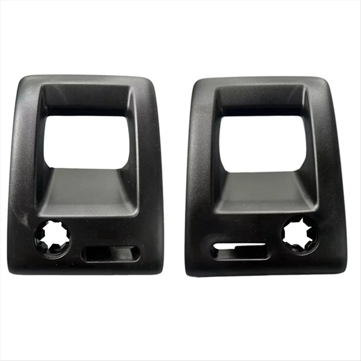 B09A Rear Seat Down Lock Buckles Trim Cover Panel Baffle Clasp Hands with Key Hole for VW Passat B6 3.2 3C5885893 3C5885894