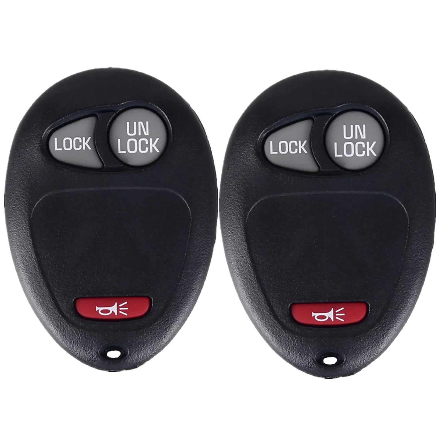 

WFMJ 2Pcs For Chevrolet Colorado GMC Canyon Hummer H3 3 Buttons Car Remote Key Case Cover Key Shell