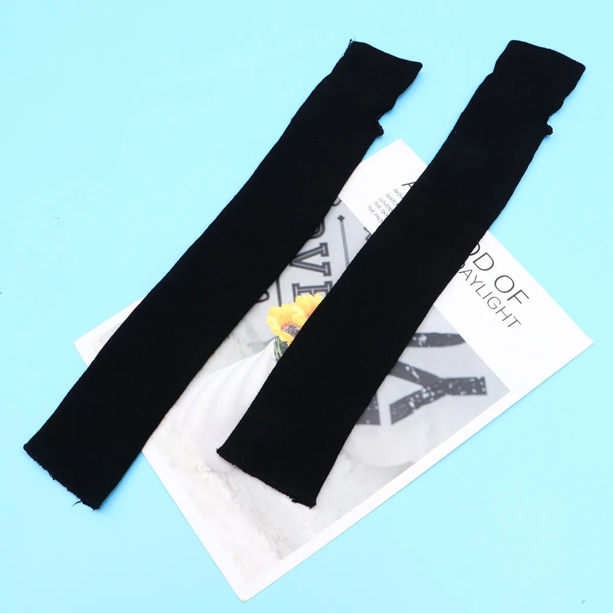 

1Pair Winter Forearm Sleeves Cotton Knitting Long Cuff Protective Oversleeves for Cycling Driving Fishing Running Outdoor