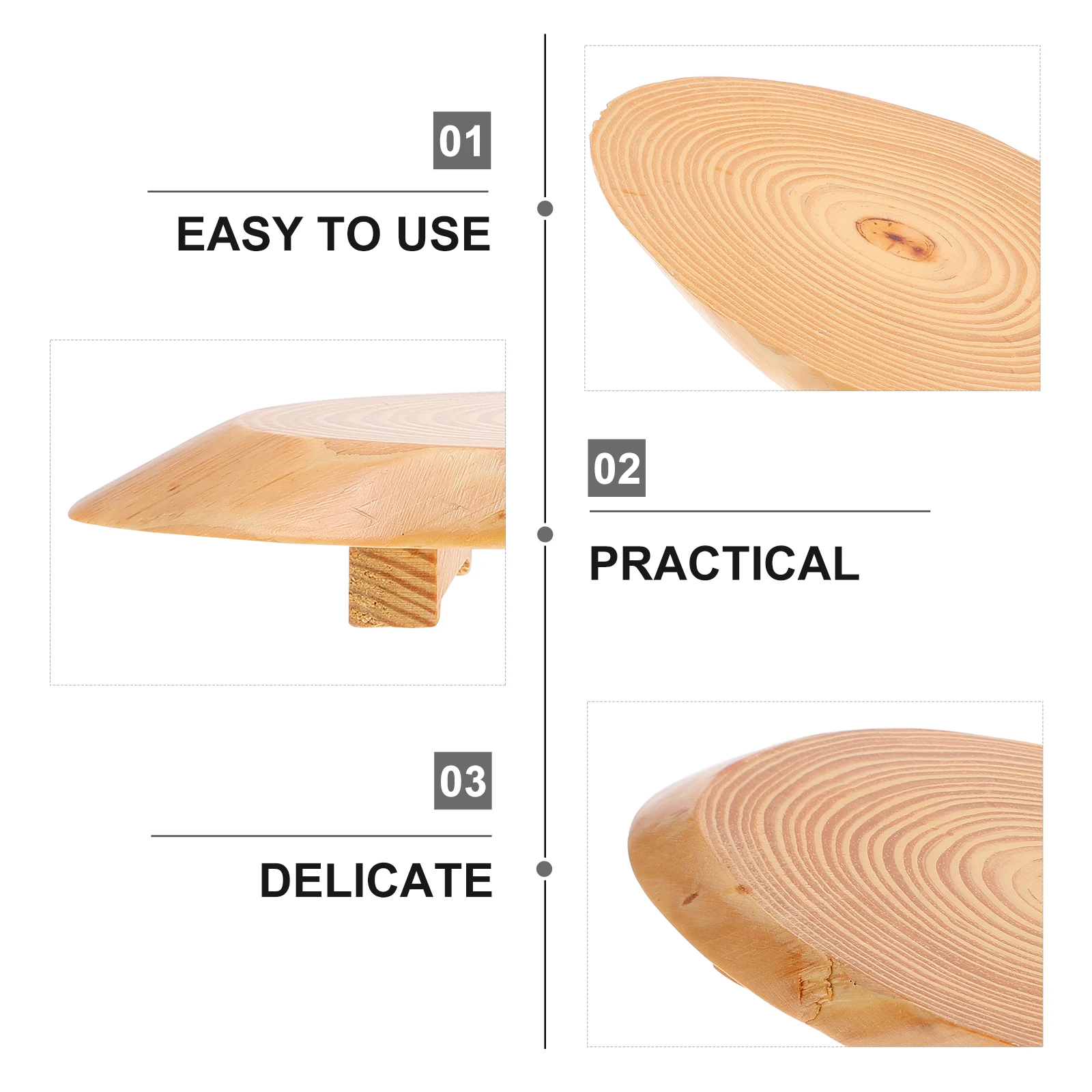 

Wooden Sushi Plate Smooth Surface Easy Family Gatherings Picnics Daily Dinners Restaurants Bars Japanese Food Shops