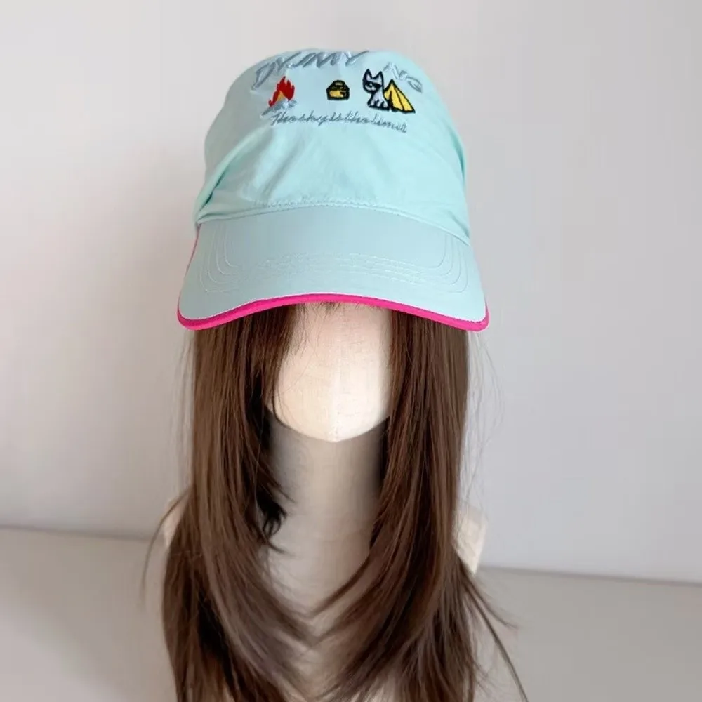 Cotton Headscarf Baseball Hat Breathable Sunshade Triangle Headscarf Baseball Cap Peaked Cap Quick Drying Sunshade Baseball Cap