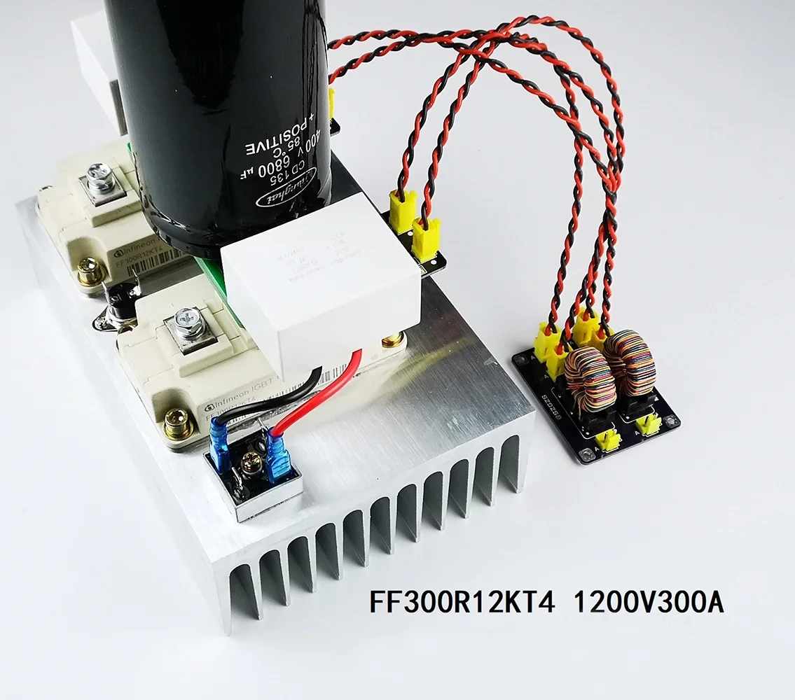 

Tesla coil induction heating high power 300A full bridge inverter module 1M arc