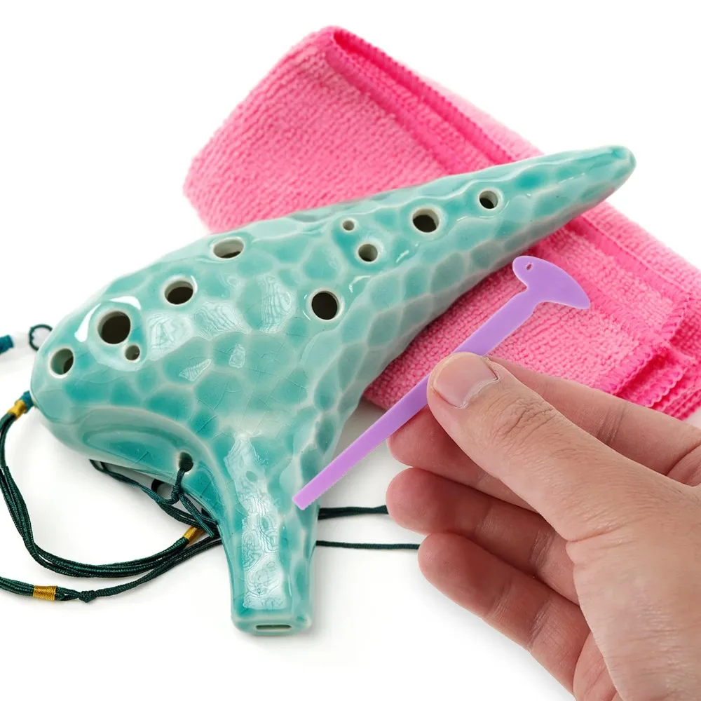 Juego de 5 Accesorios de Plástico para Ocarina, Tiras de Ventilación, Repuesto para Flujo de Aire, Herramienta de Limpieza y Reparación para Mantenimiento de Ocarina, Mejora el Rendimiento