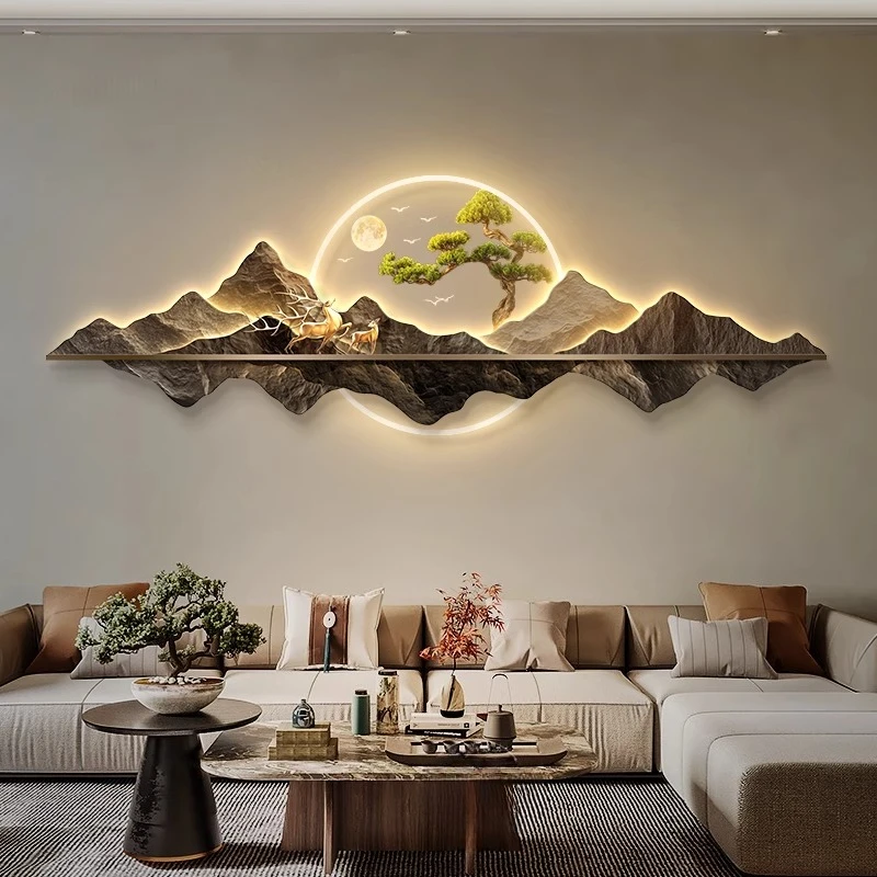 Nordic  Electronic Room decorations digital elegant decorative wall clock for living room led wall clock  persona Luxury modern