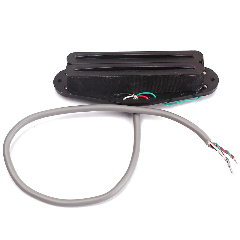 

Dual Hot Rail Single Coil 4 Wire Fully Shielded Electric Guitar Pickup Parts For ST Guitars Low Noise Copper Wires