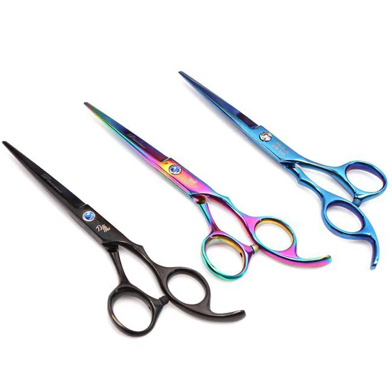 Profession Hair Trimmer 6 Inch Hairdressing Scissors Stainless Steel Multi-function Salon Cutting Hair Equipment 5022#