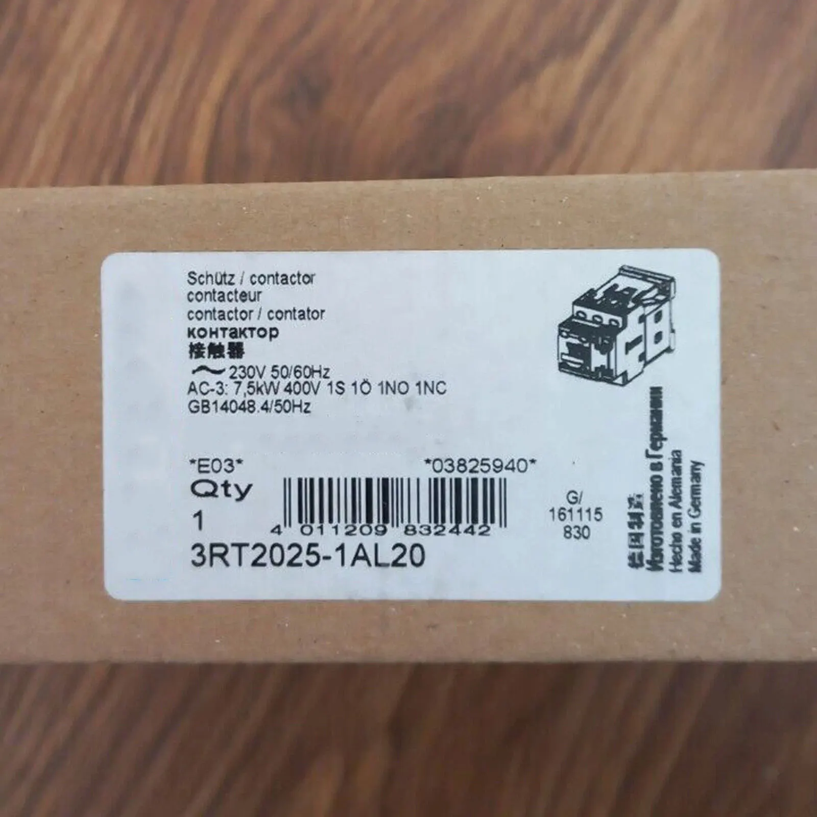 

Brand New 3RT2023-1AL20 3RT2024-1AL20 3RT2025-1AL20 3RT2026-1AL20 3RT2027-1AL20 3RT2028-1AL20 Warranty One-year