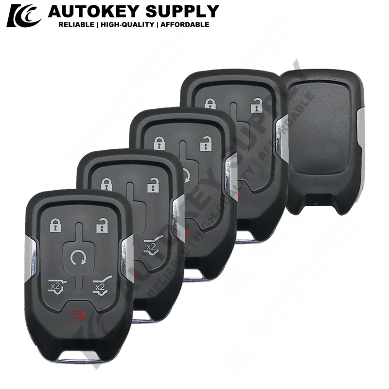 Smart Keyless Fob Shell 3 4 5 6 Buttons Remote Car Key Case  For Chevrolet Tahoe Silverado Suburban Tahoe Sierra Acadia Terrain