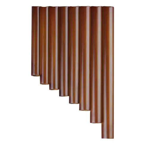 8 Pipes Pan Flute High Quality Pan Pipes Woodwind Instrument Chinese Traditional Musical Instrument Brown Bamboo Pan flute