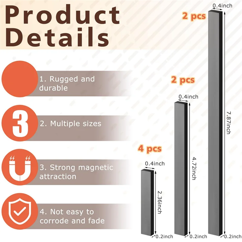 8 pçs tricô gráfico keeper ímã conjunto de substituição linha de ponto cruz keeper tricô padrão titular, apenas ímã a62x