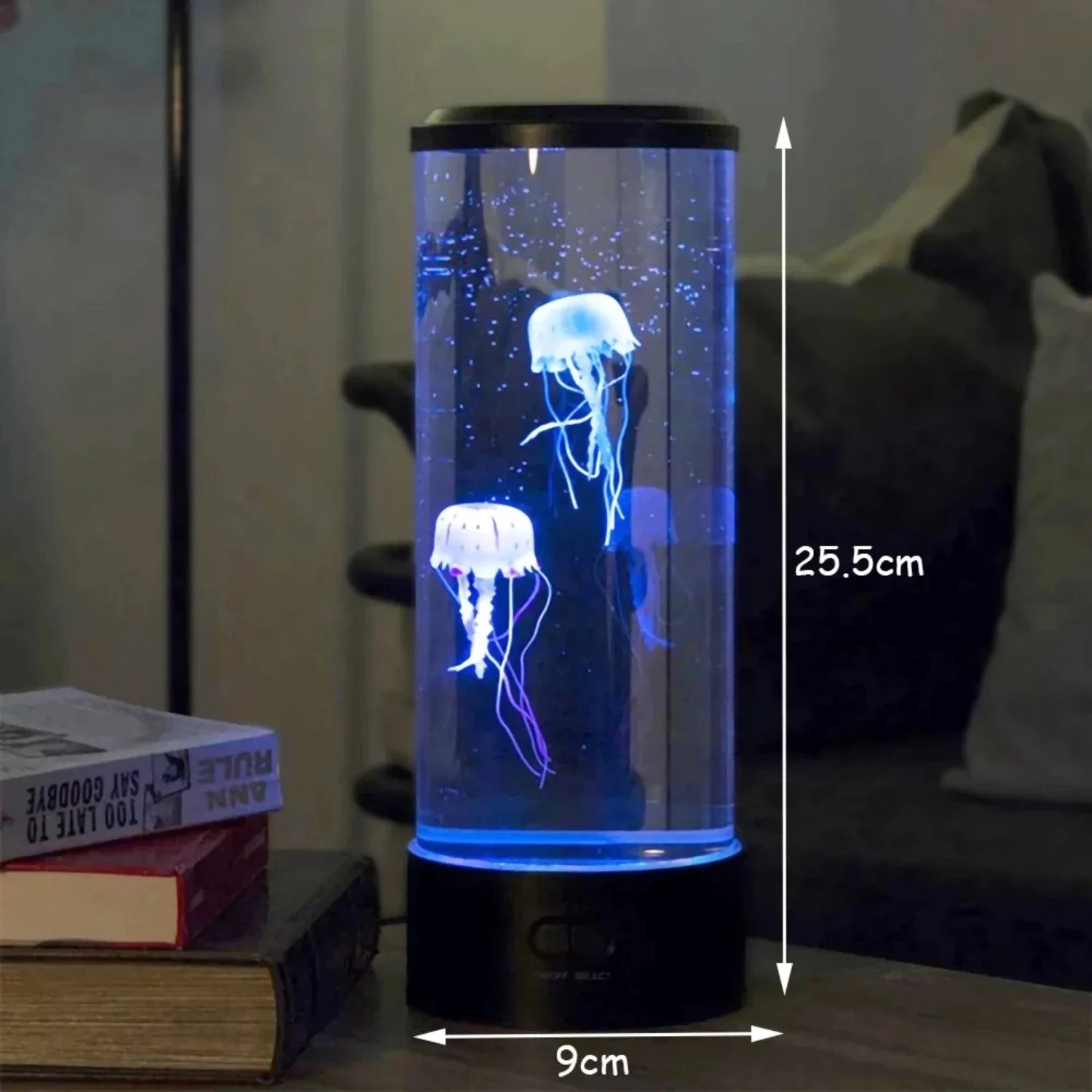 New Color Changing Jellyfish Lamp Usb/Battery Powered Table Night Light Children\'S Gift Bedroom Decor Boys Girls Birthday Gifts