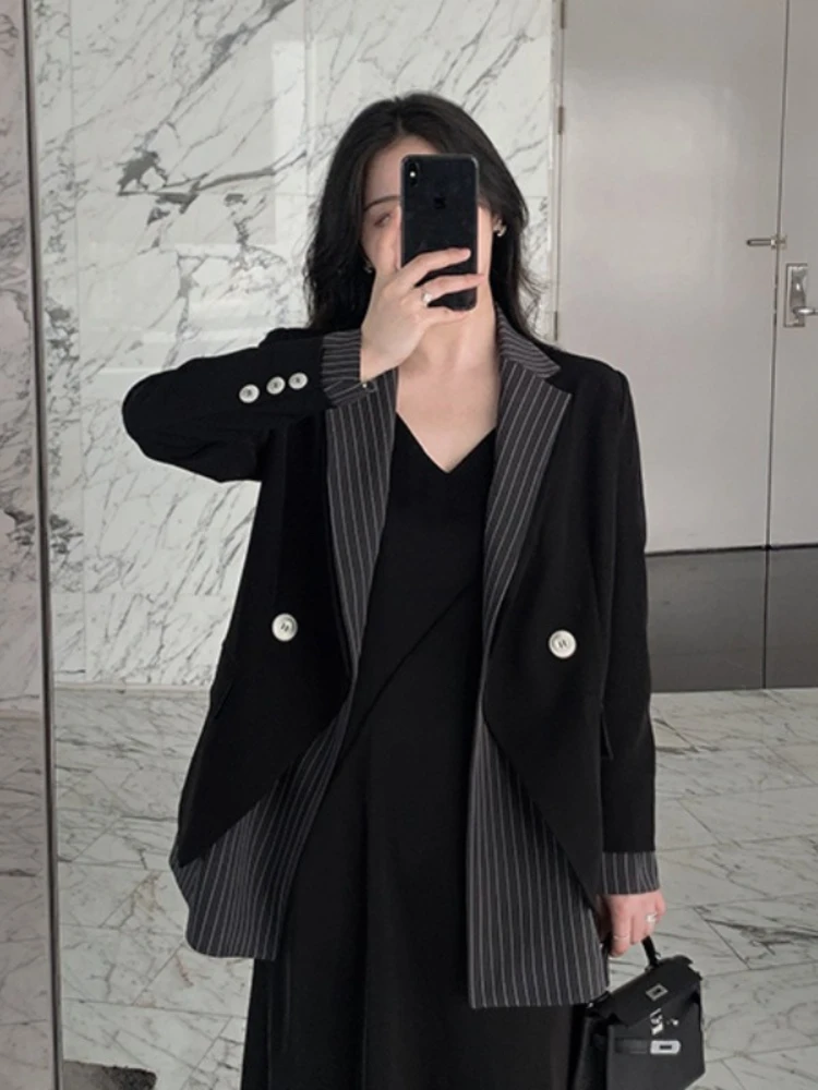 Blazer Woman 2024 Spring Autumn New in Jackets for Women Office Lady Chic Elegant Jacket Female Oversize Slim Fit Blazer Women