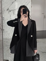 Blazer donna 2024 primavera autunno nuovo in giacche per donna Office Lady Chic elegante giacca donna Oversize Slim Fit Blazer donna