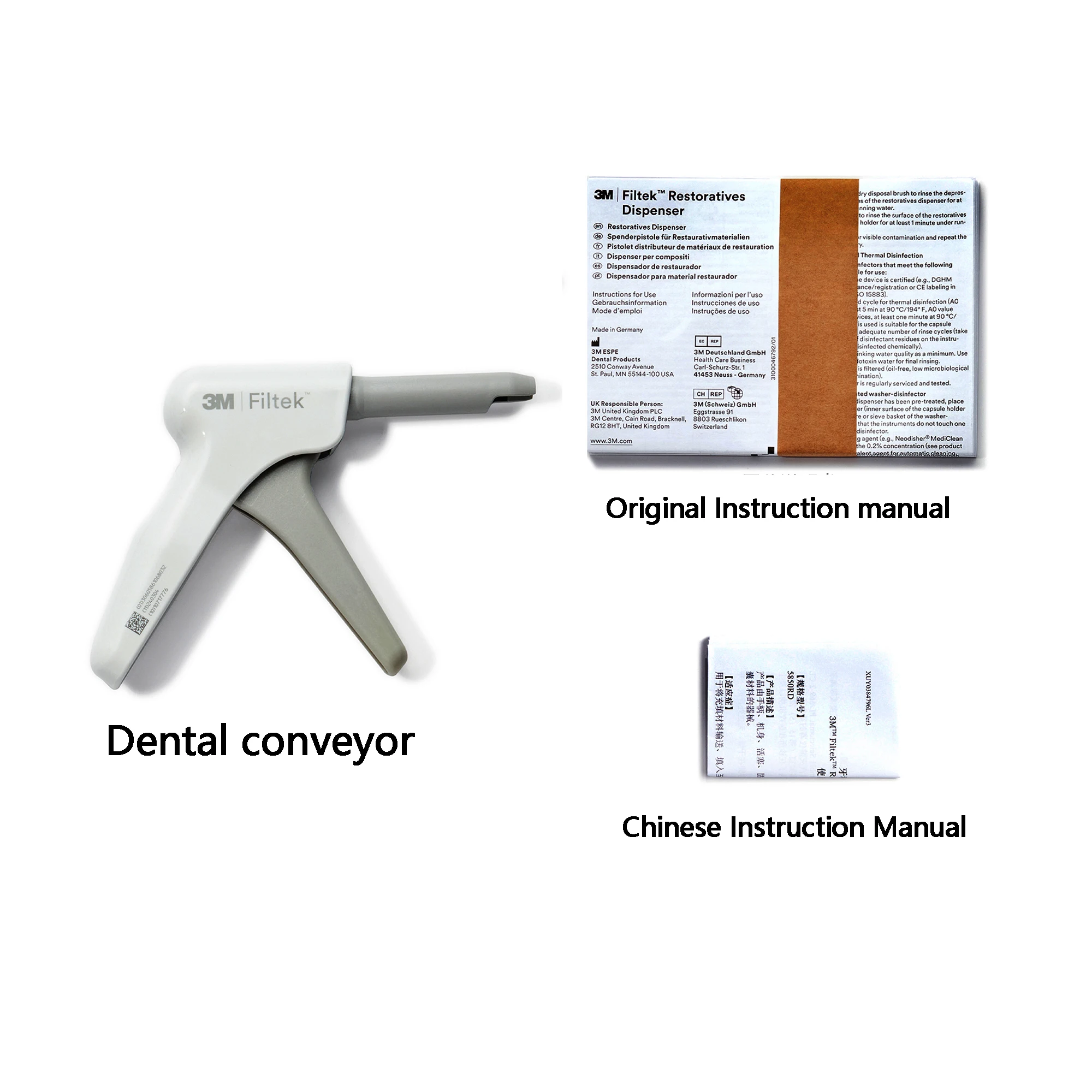 

3M/ESPE Hemostatic And Gingival Efflorescent Ointment, Gingival Efflorescent Ointment Gun, 0.3g Per Capsule