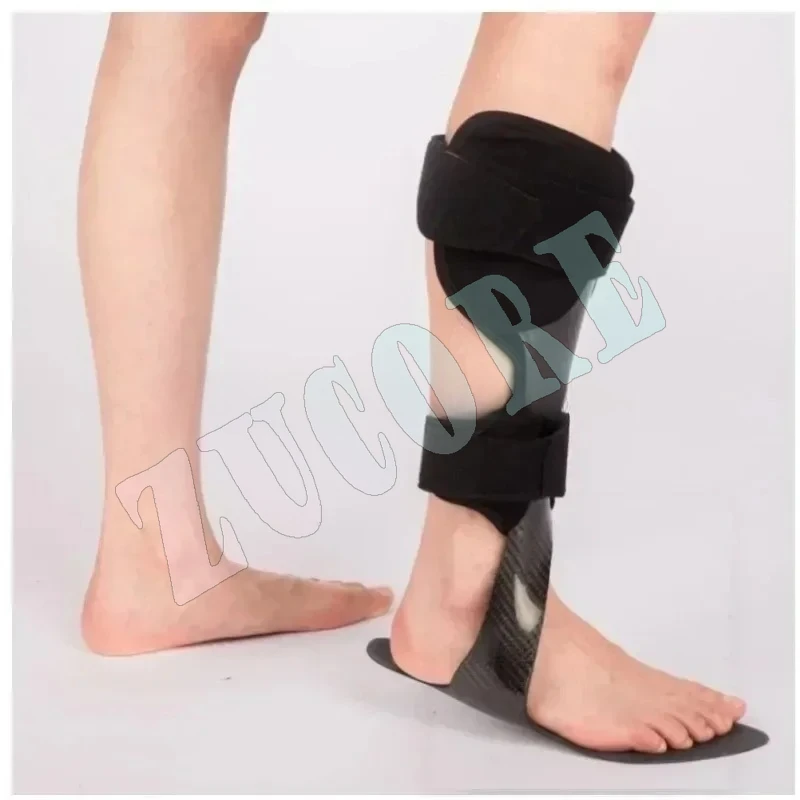 Ortesis de fijación de aluminio para hombre y mujer, órtesis de tobillo y pie de fibra de carbono, soporte AFO para caída de pie, accidente cerebrovascular, disponible