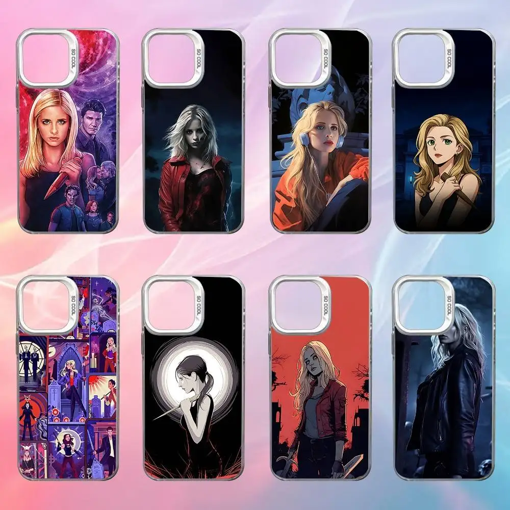 

B-Buffy the Vampire Slayer Phone Case For iPhone 17,16,15,14,13,12,X,8,Pro,Max,Plus,SE4,Air,Mini White IMD HD Matte