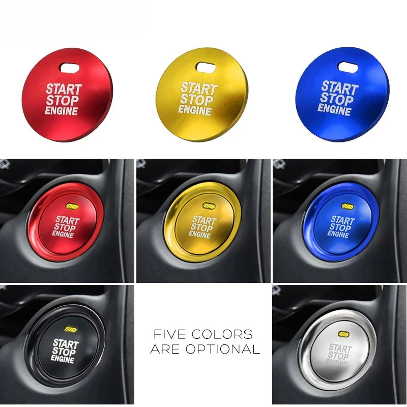 for Mazda 3 BM BN 6 GJ1 GL CX4 CX5 CX 5 Axela CX3 Atenza Car Styling Sticker Accessories Engine Start Button Auto Ignition Ring