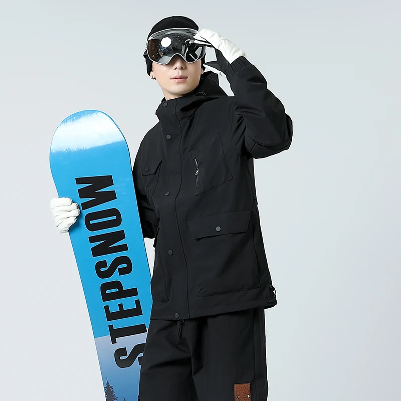 

Male New Unisex Two-pieces Sets 3 in 1 Jackets Coat Men Outdoor Jacket Waterproof Hiking Parkas Coat Arrived Winter Windbreake
